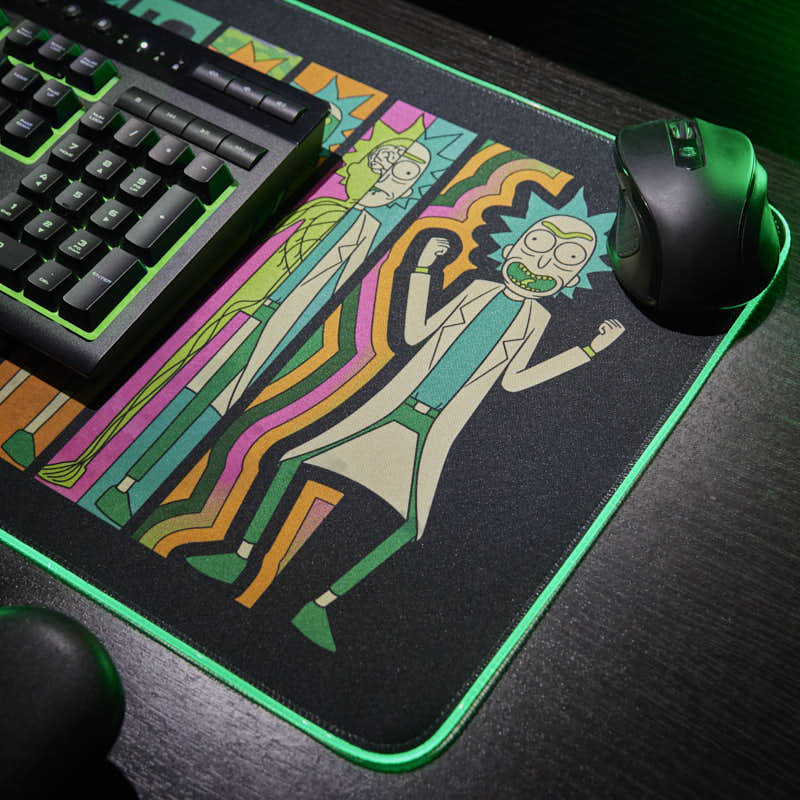 Rick and Morty – Übergroße Gaming-Matte und mobiles Ladegerät