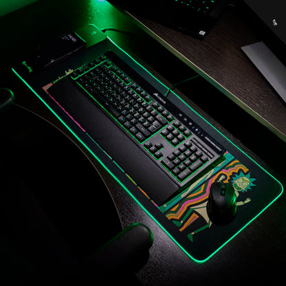 Rick and Morty – Übergroße Gaming-Matte und mobiles Ladegerät