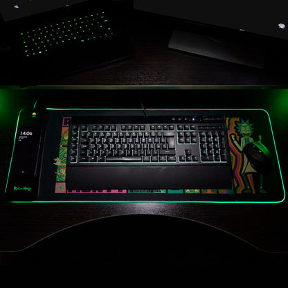 Rick and Morty – Übergroße Gaming-Matte und mobiles Ladegerät