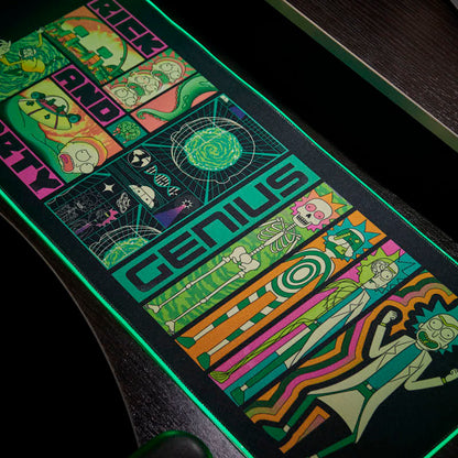 Rick and Morty – Übergroße Gaming-Matte und mobiles Ladegerät