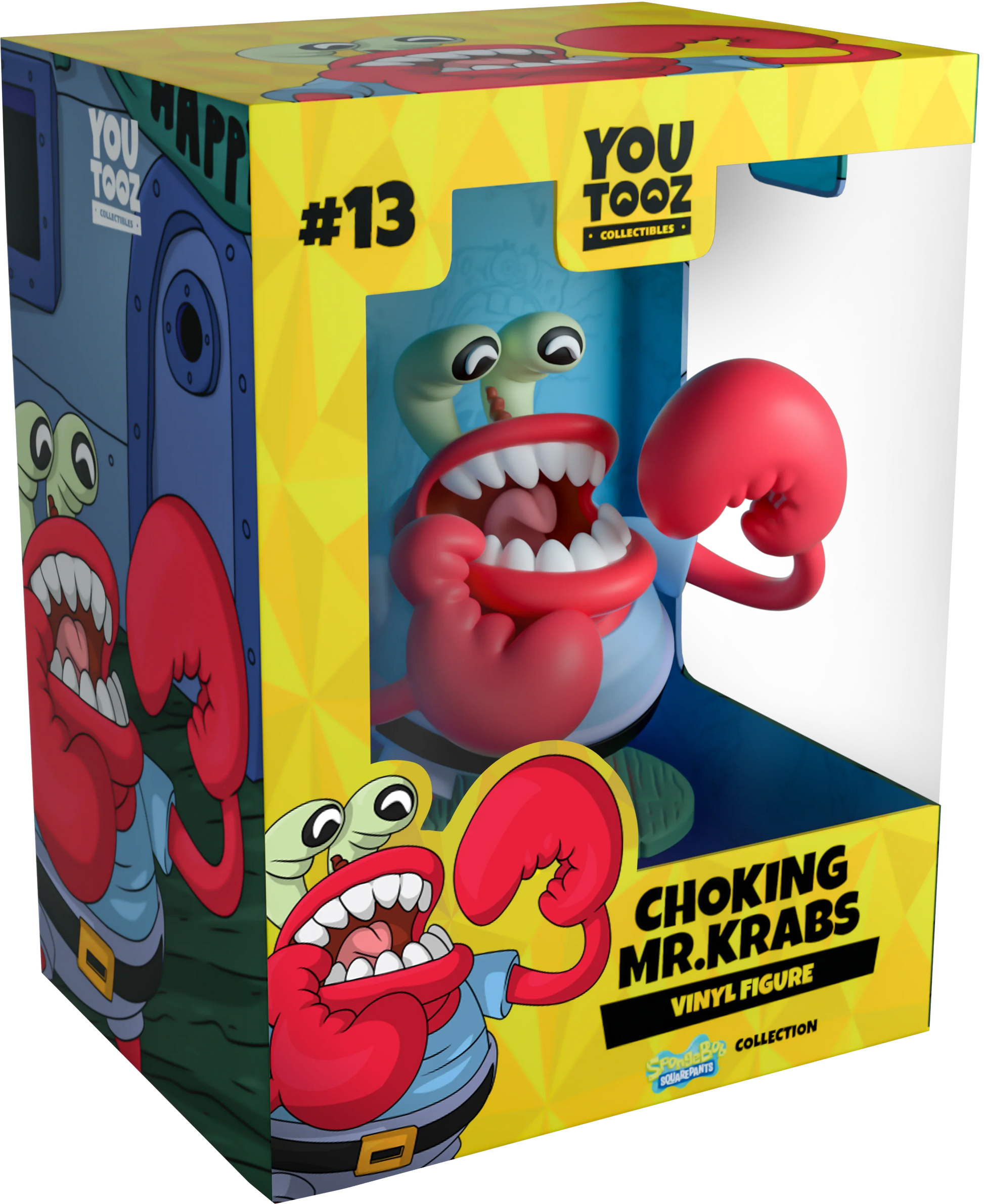 Bob l'éponge Vinyl figurine Choking Mr. Krabs Youtooz Viacom Nickelodeon SpongeBob Square Pants