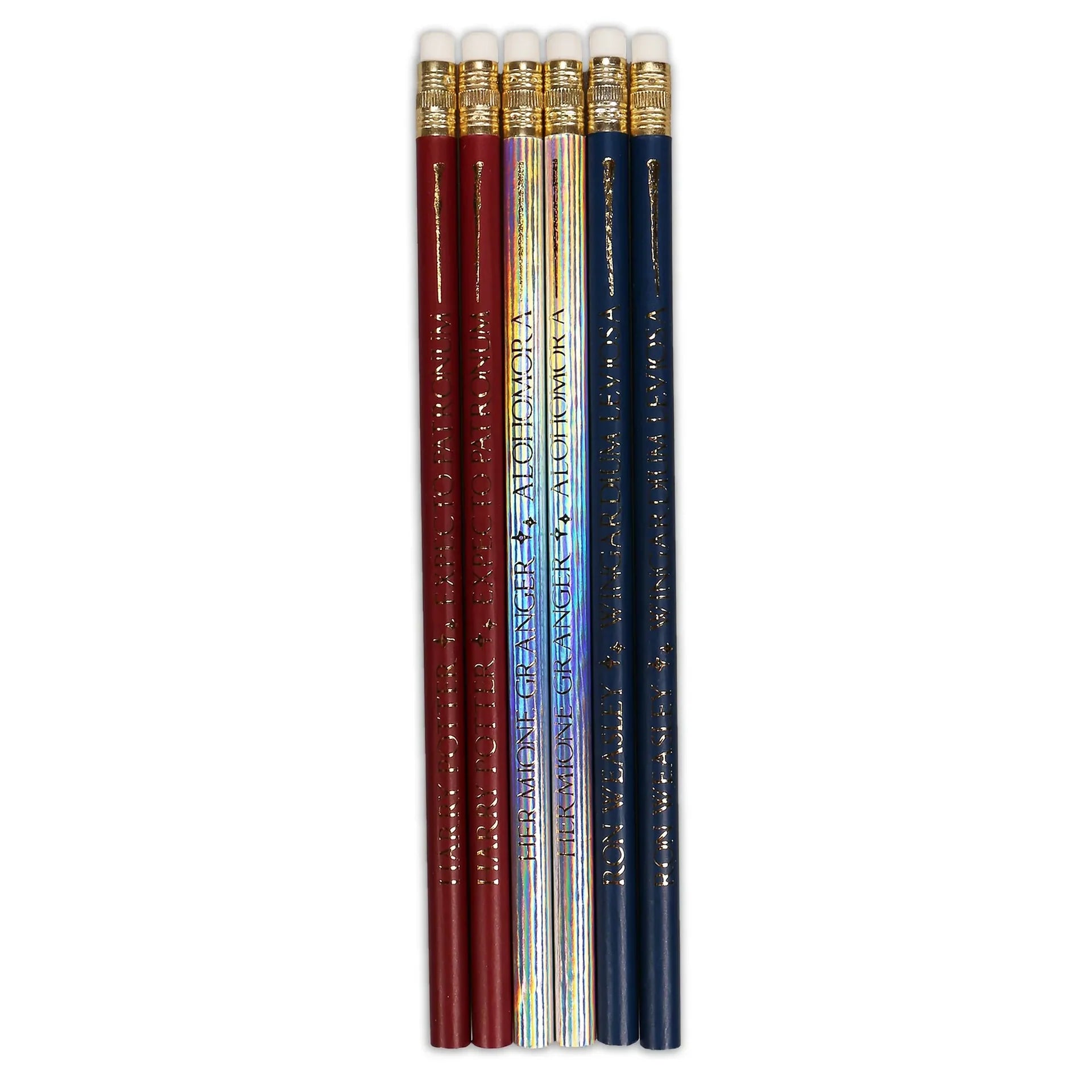 Set di 6 matite grigie di Harry Potter - Incantesimi 