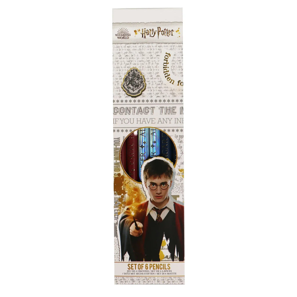 Sada 6 šedých tužek Harry Potter - Kouzla 