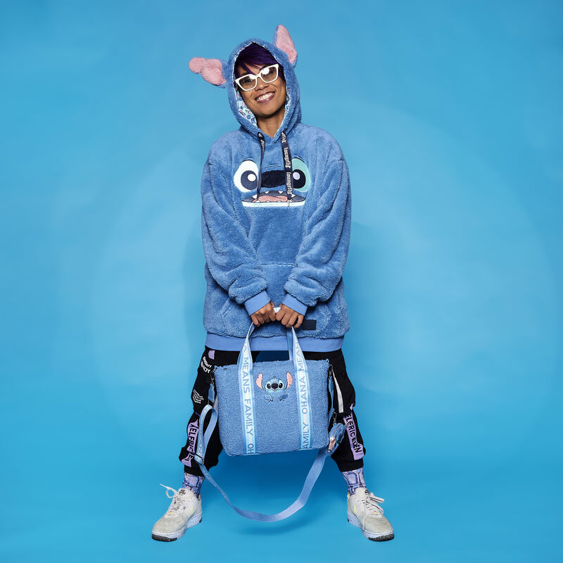 Lilo og Stitch Toteveske med Myntpung - Stitch "Sherpa"