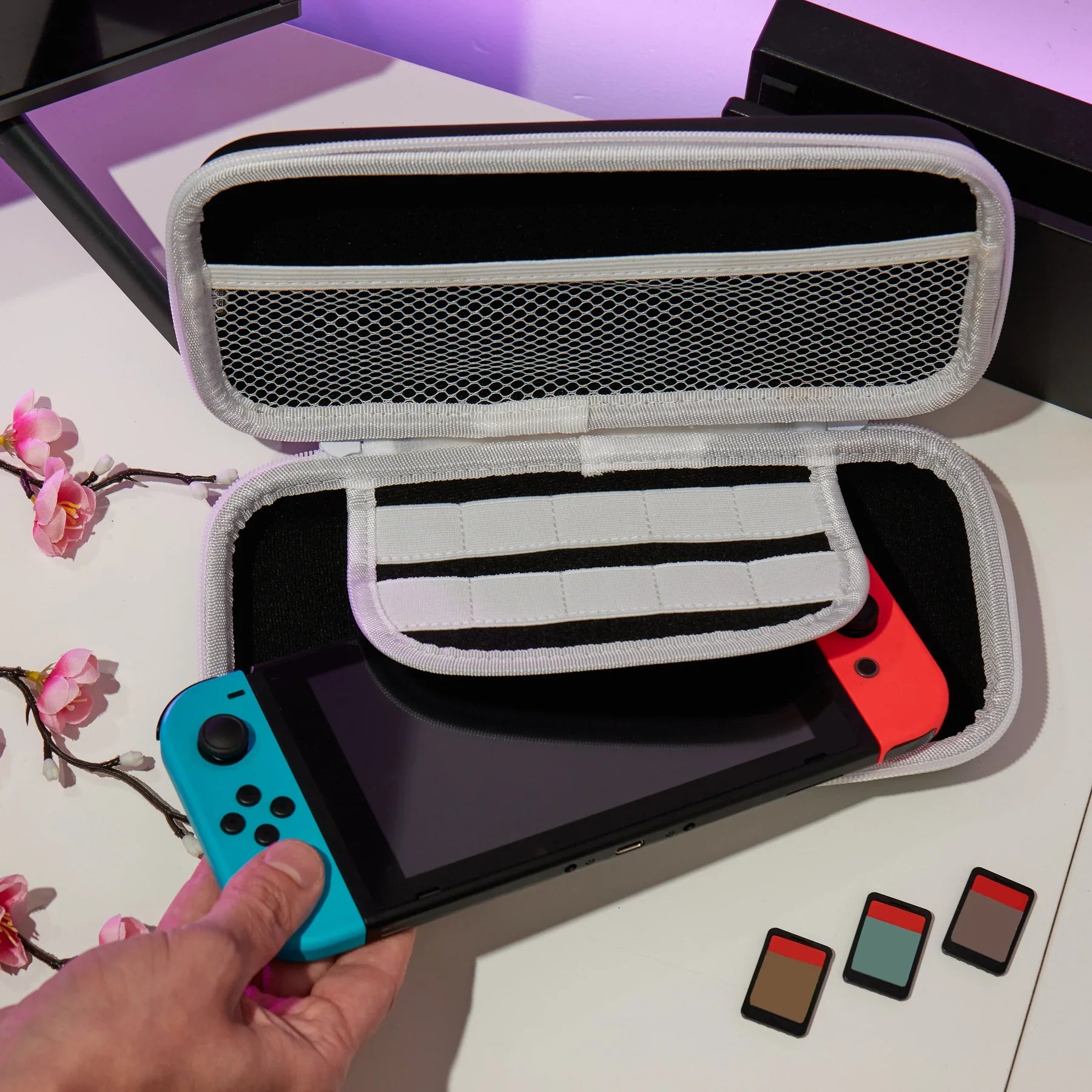 Etui pour Nintendo Switch Sonic le Hérisson - Shadow le Hérisson "Sakura"