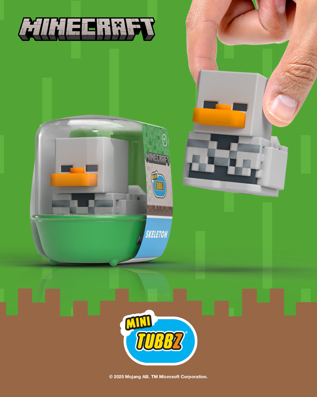 minecraft skeleton tubbz mini edition