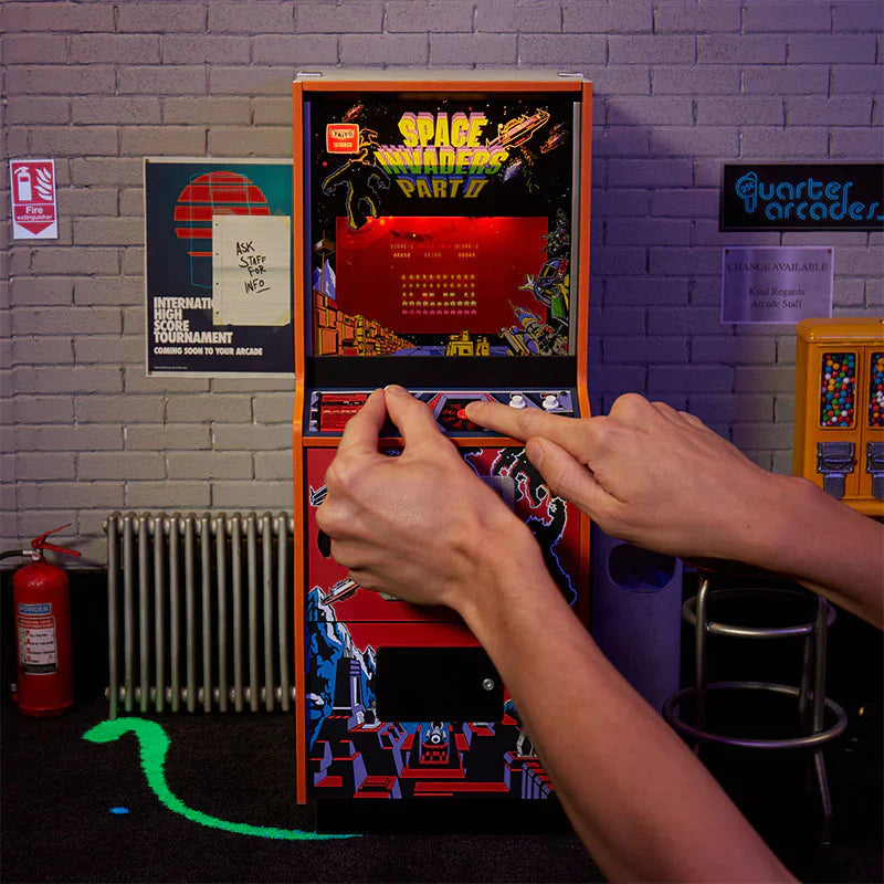 Kwartformaat Arcadekast Space Invaders Deel II