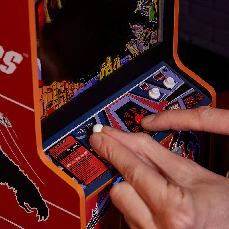 Ceturtdaļas izmēra arkādes skapis Space Invaders II daļa
