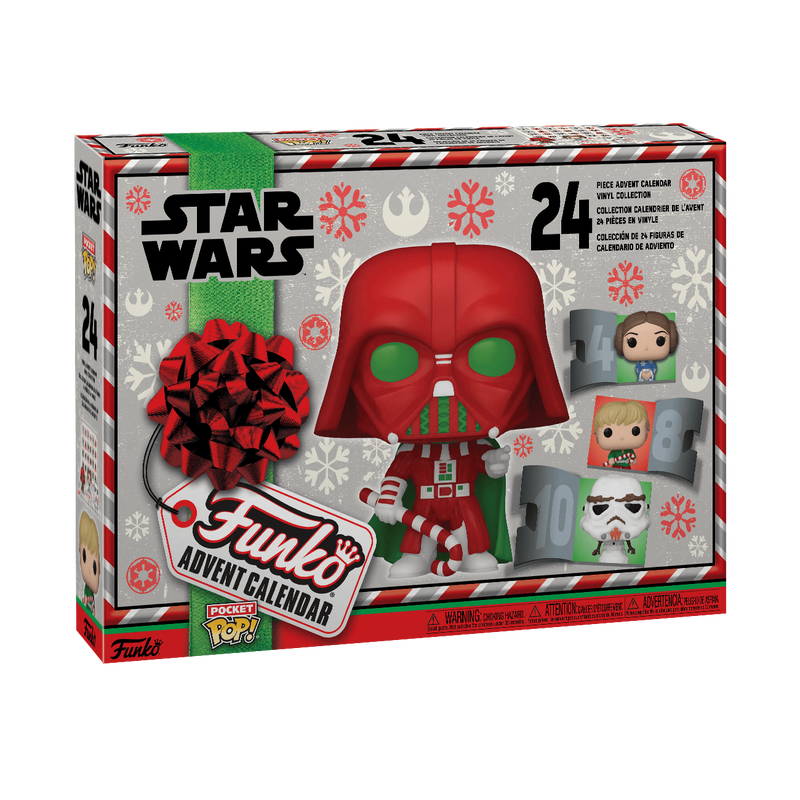 Calendrier de l'avent Star Wars Funko Pocket Pop! 2022 Dark Vador | STAR WARS 2022 ADVENT CALENDAR Funko