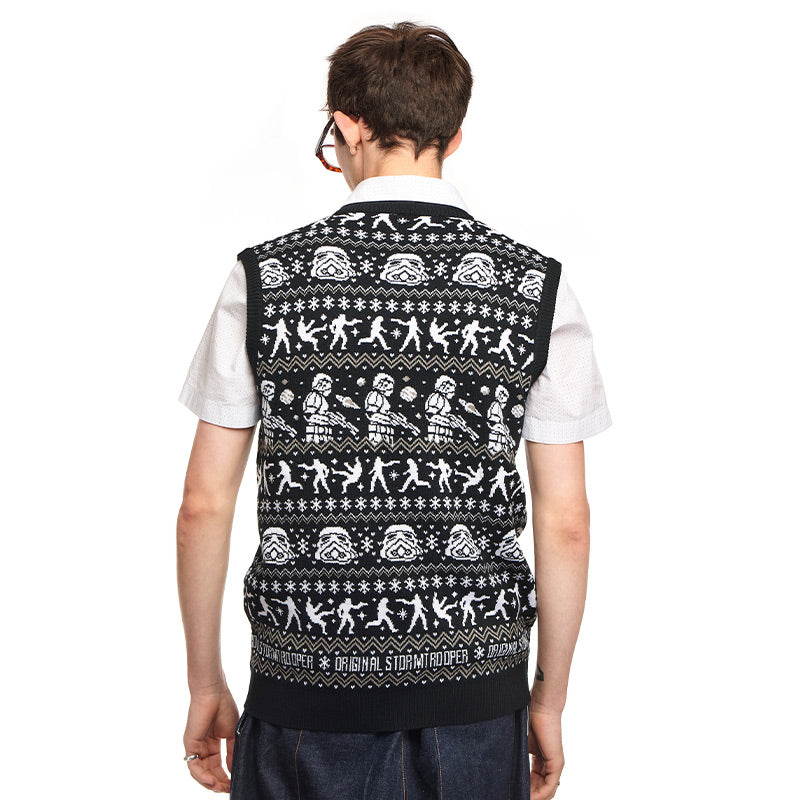 Débardeur de Noël Tricoté Stormtrooper