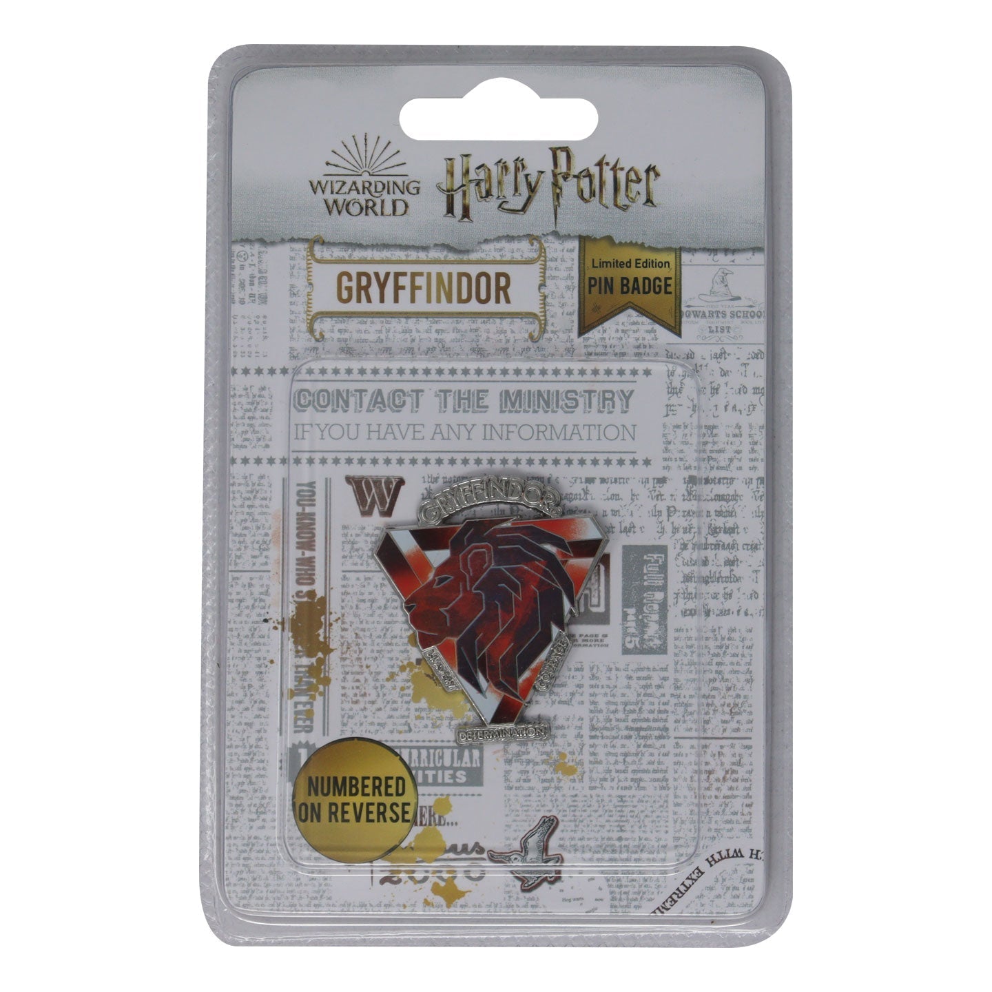 Odznak Harry Potter Nebelvír - limitovaná edice 