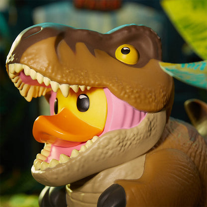 Canard T-Rex dans une caisse Boxed Edition Jurassic Park TUBBZ | Cosplaying Ducks Numskull