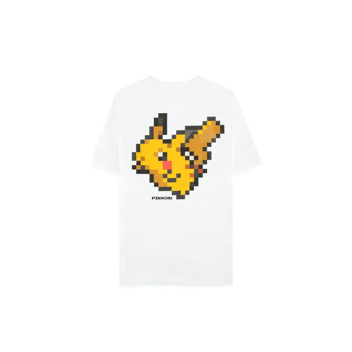 Тениска с Pokemon - Pixel Pikachu