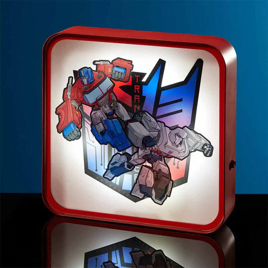 Transformeru perspex lampa