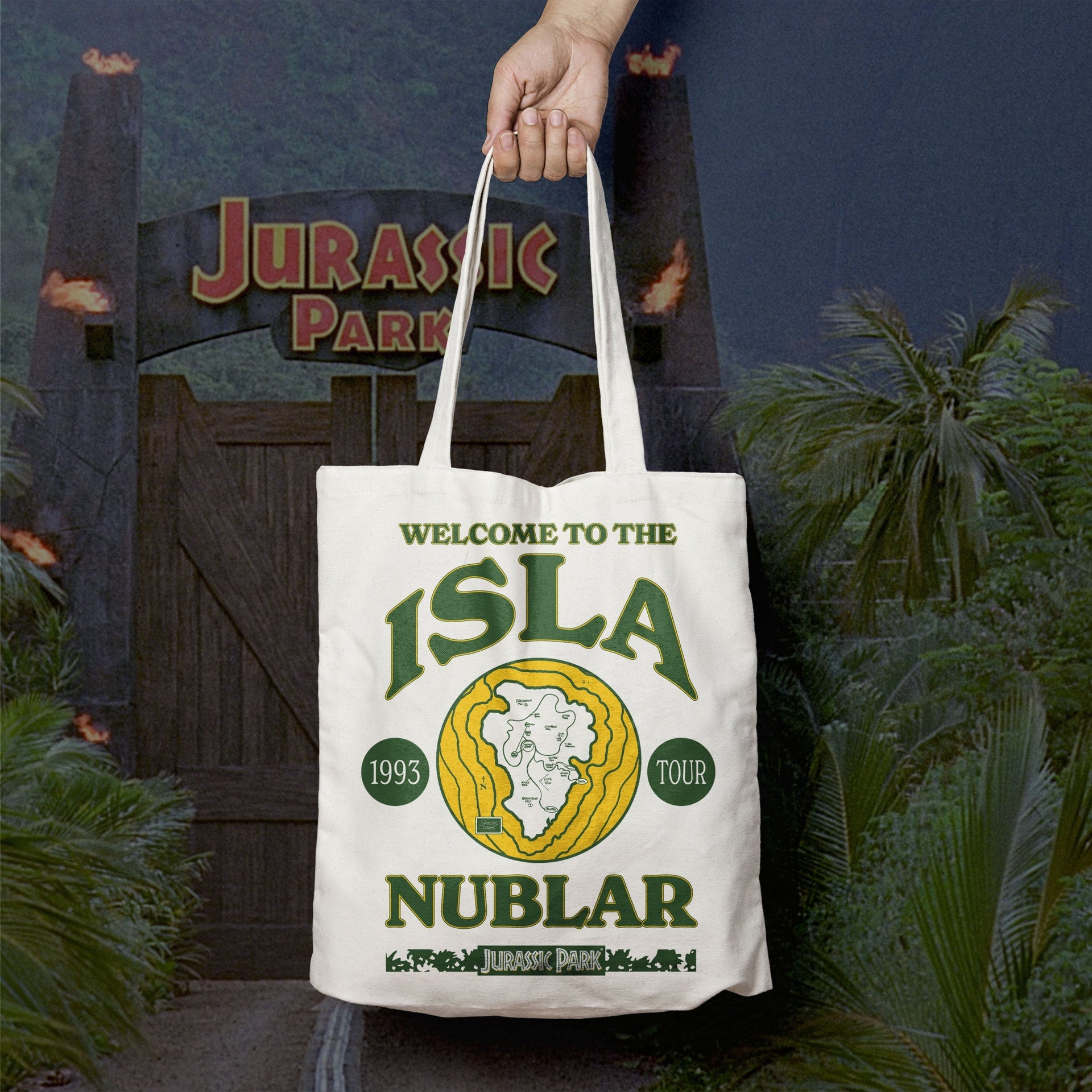 Borsa tote Jurassic Park - Isla Nublar 