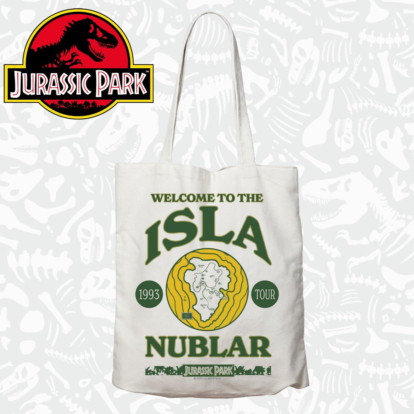 Borsa tote Jurassic Park - Isla Nublar 