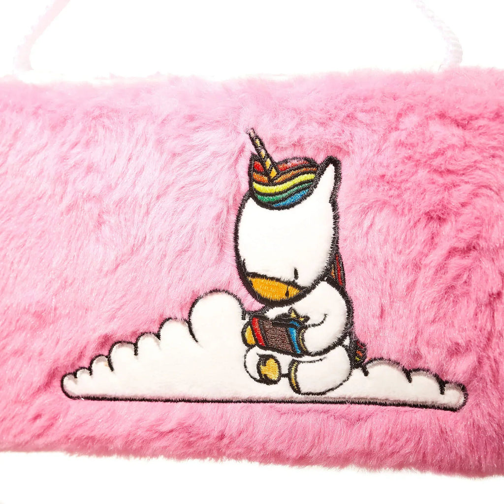 Custodia per Nintendo Switch - Unicorno rosa soffice