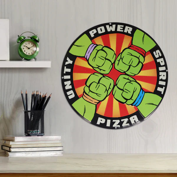 Teenage Mutant Ninja Turtles Metallskilt - Pizza Power 