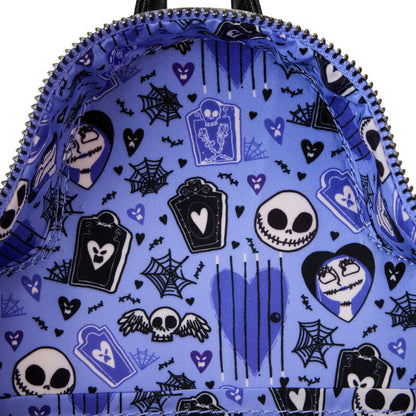 Mini Sac à Dos L'Étrange Noël de Monsieur Jack - Jack et Sally "Eternally Yours"