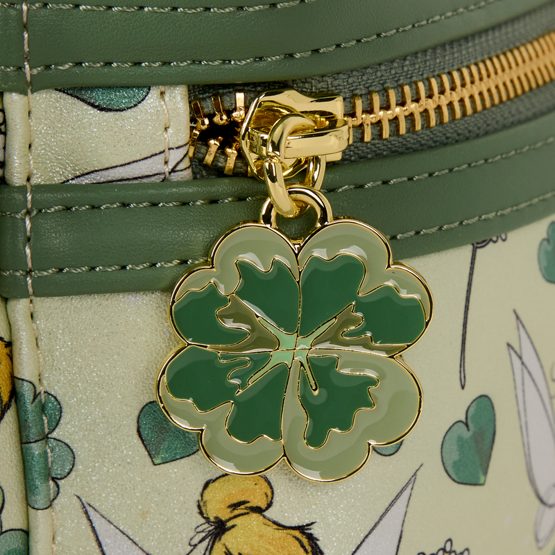 peter pan tinker bell clover all over print mini backpack loungefly