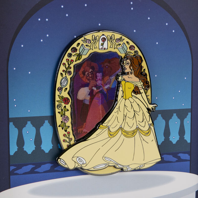 Lentikulární pinzety "Belle" s motivem Krásky a zvířete - série princezen 
