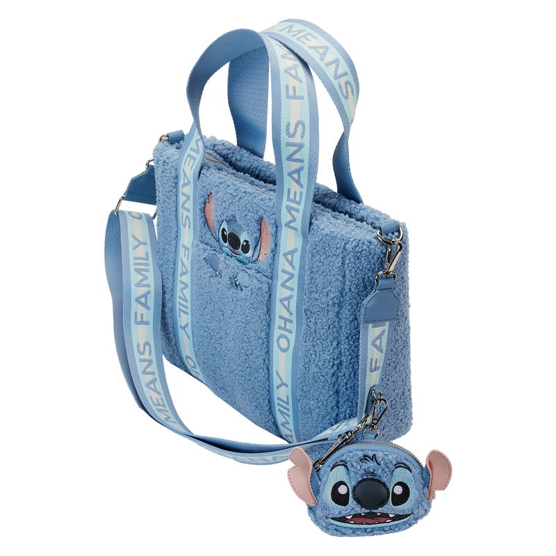 Lilo og Stitch Toteveske med Myntpung - Stitch "Sherpa"