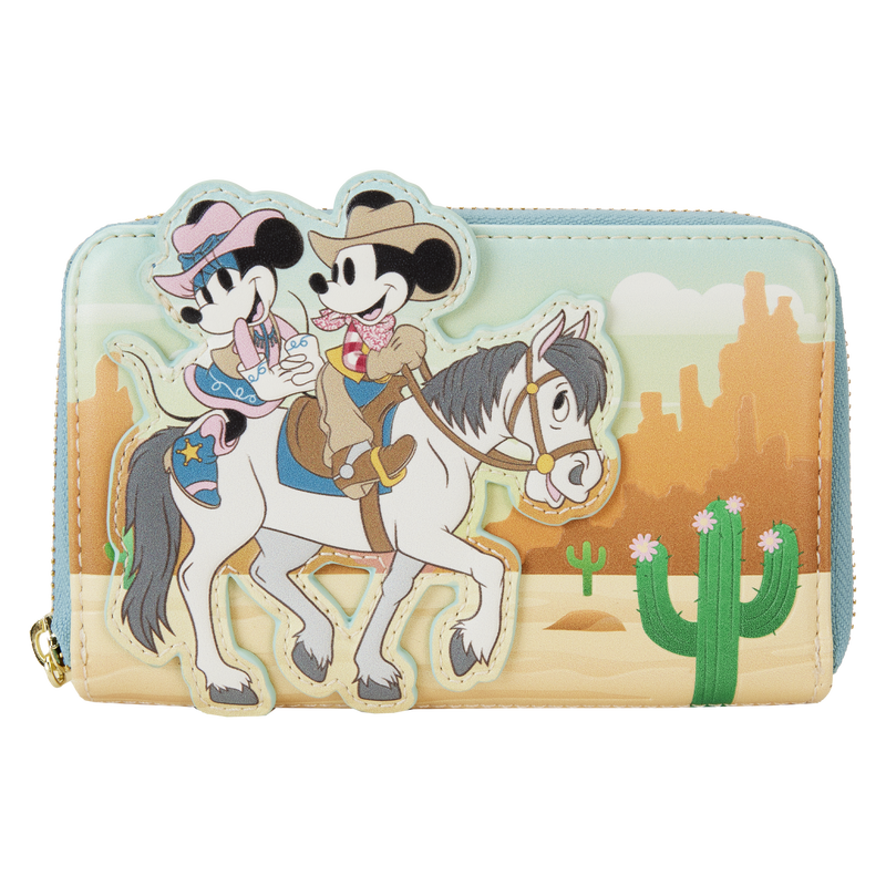 Porte-monnaie Minnie et Mickey - Western