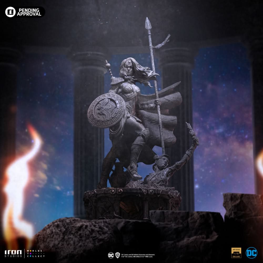 Statue Wonder Woman Unleashed Marble Variant - DC Comics - Art Scale 1/10