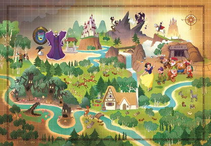 Puzzle Story Maps Disney - Blanche-Neige