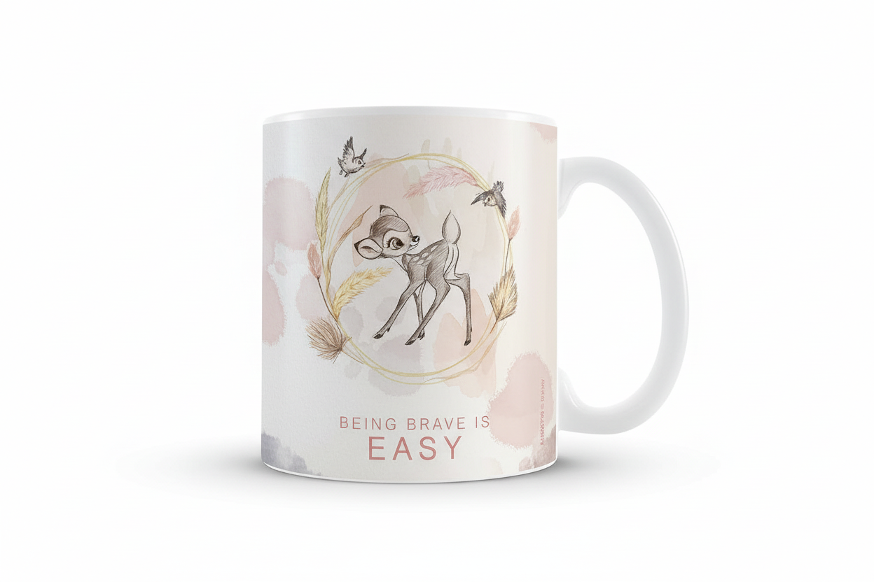 Mug Bambi - Being Brave is Easy
