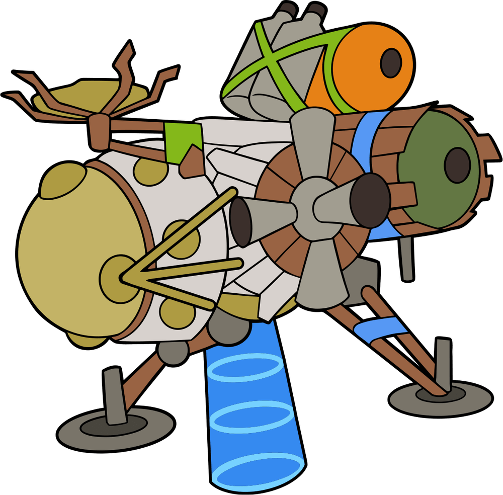Outer Wilds Ship Bobble Pin