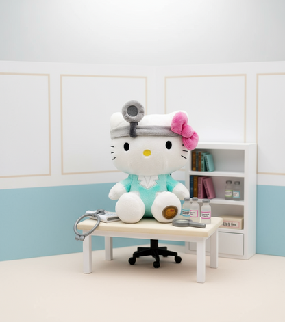 Pluszowy Doktor Hello Kitty