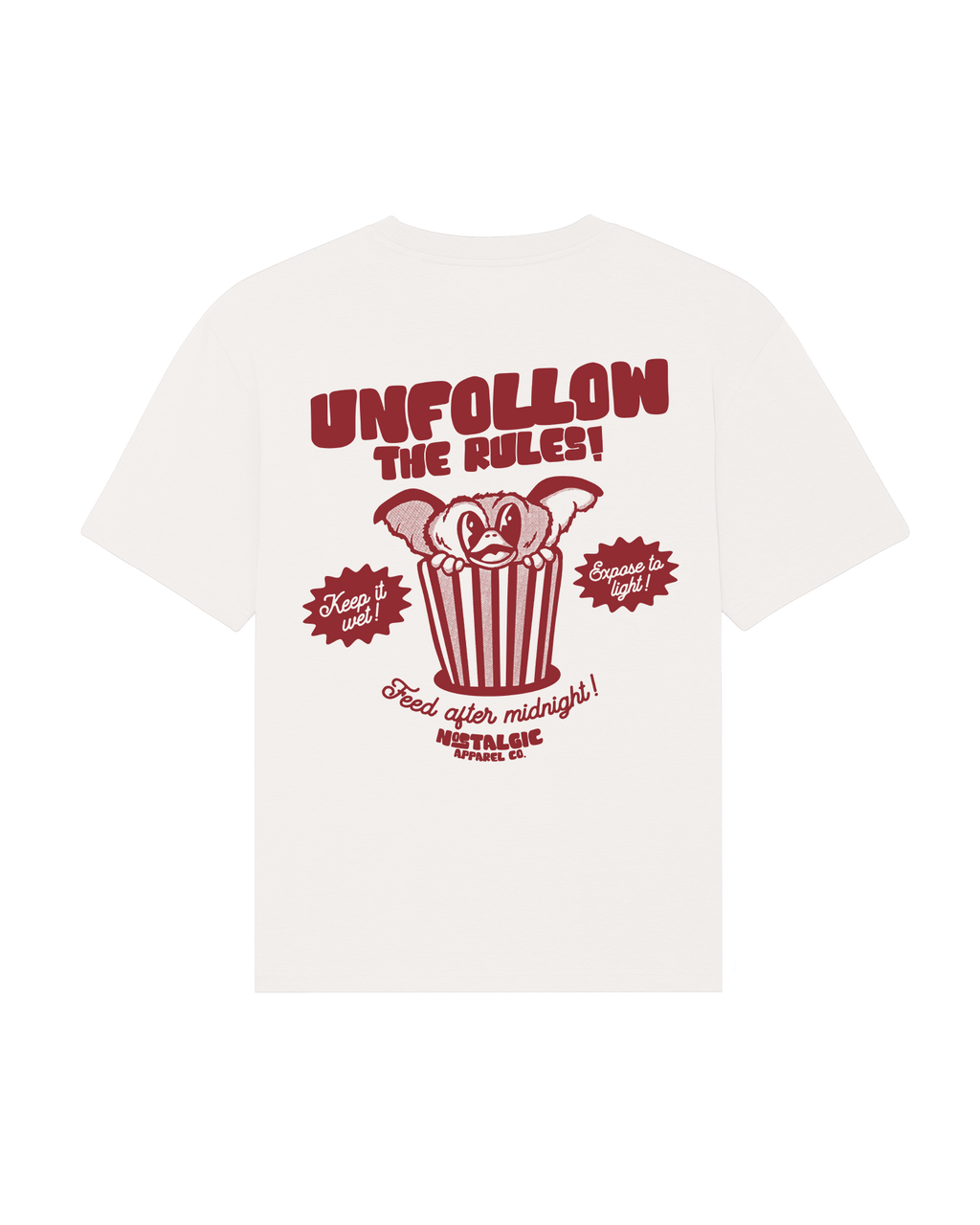 t shirt unfollow the rules nostalgic apparel
