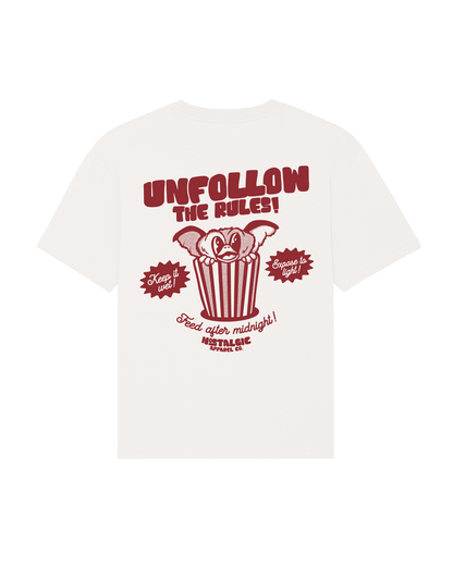t shirt unfollow the rules nostalgic apparel