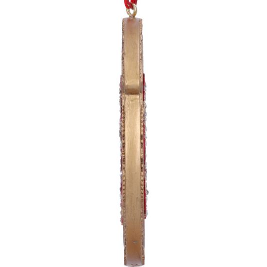 Decorațiune de Crăciun pe peronul 9¾ 