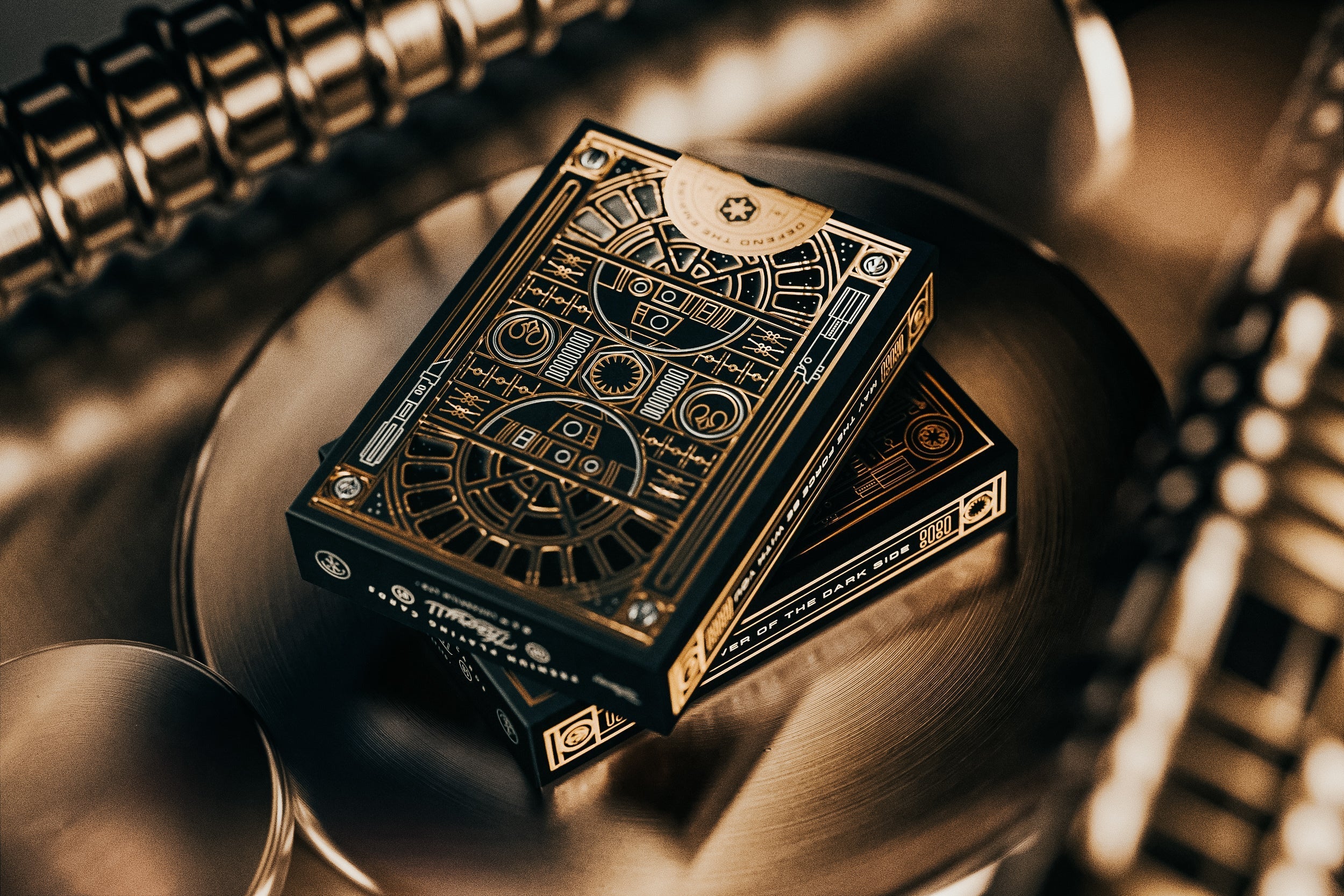 star wars gold edition playing cards theory11