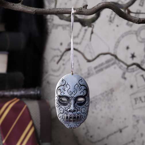 Vánoční dekorace Harry Potter - Maska Smrtijeda 