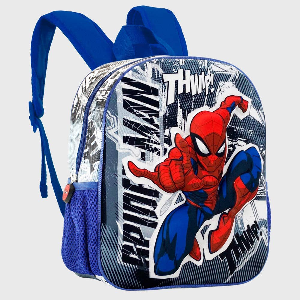 3D Spider-Man Kinderrucksack mit Frontrelief