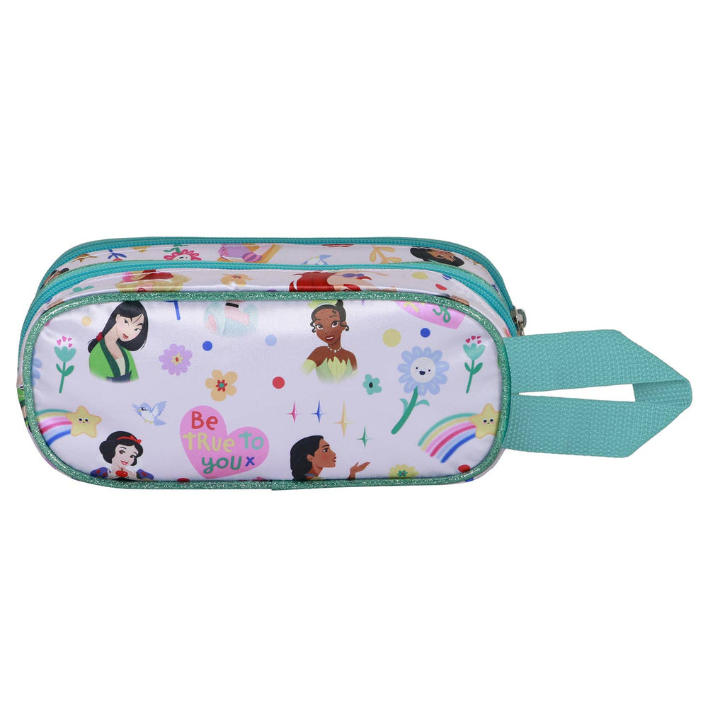 Trousse 3D Double Disney Princesses - Rainbows