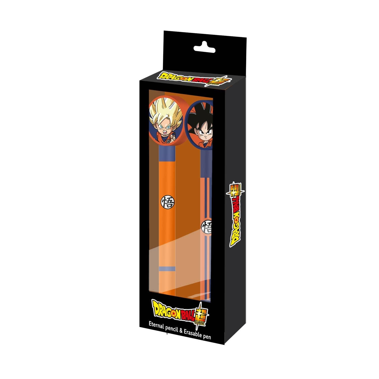 Dragon Ball-Pack de Crayon Éternel + Stylo Gel Effaçable