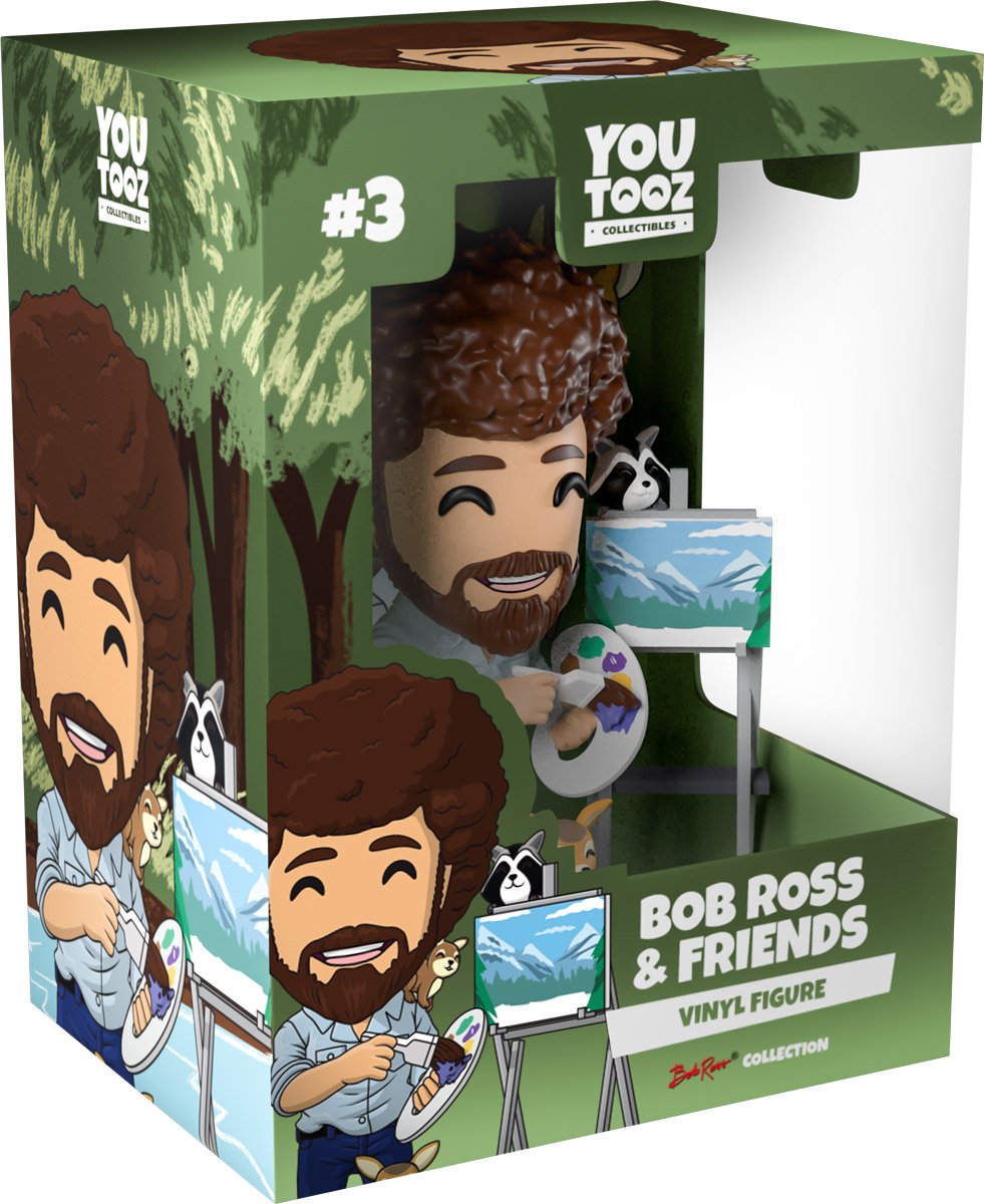 Figurine Bob Ross & Friends