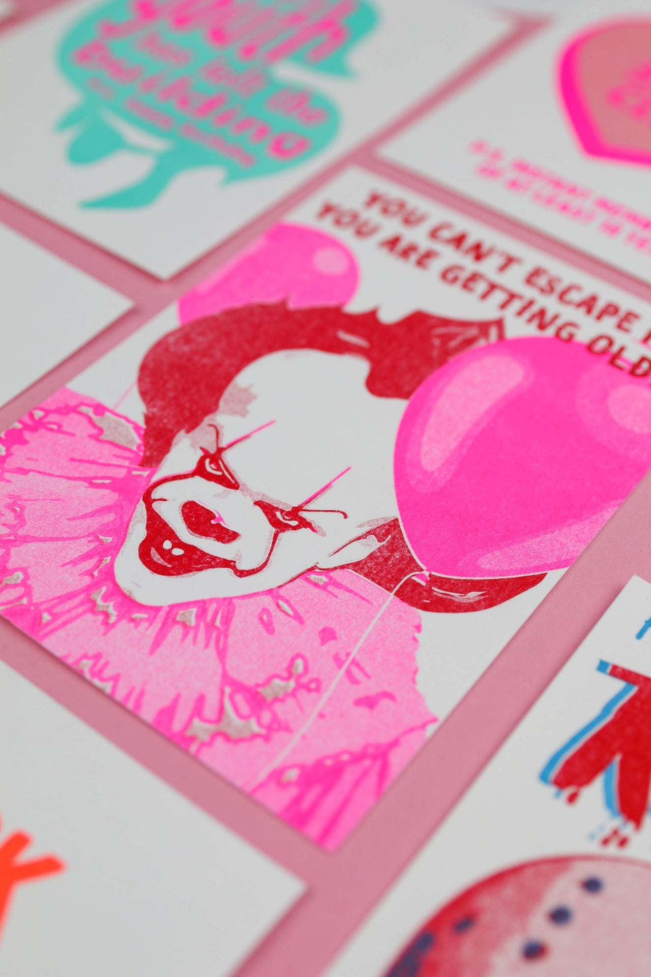 Carte Postale Pennywise vous ne pouvez pas échapper à l'IT risoprint