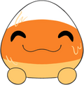 Candy Corn Slimecicle Stickie (6in)