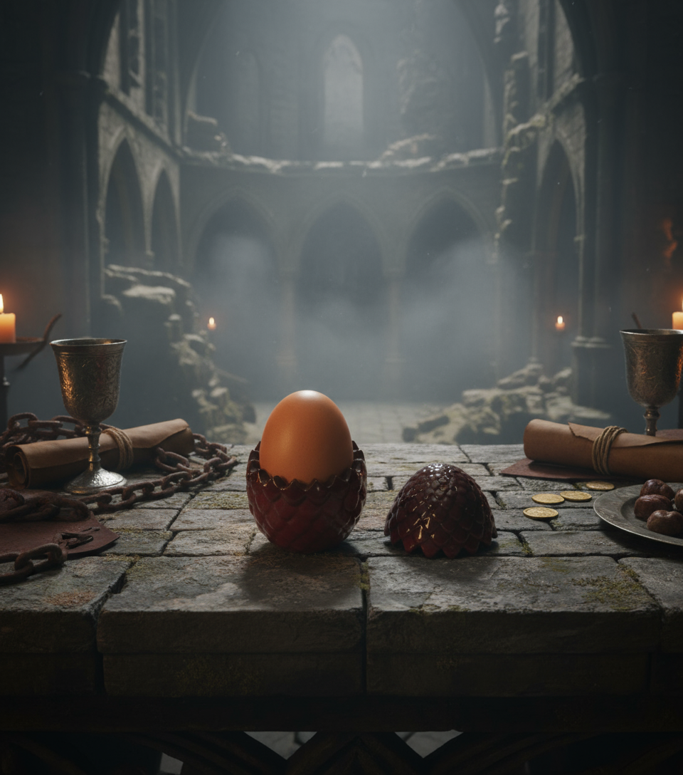 Coquetier Game of Thrones- Œuf de Dragon
