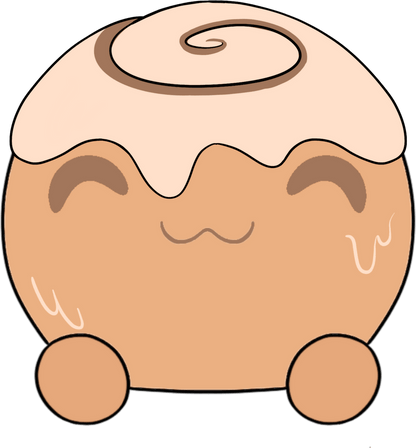 Zimtschnecken-Slimecicle-Aufkleber (15 cm)