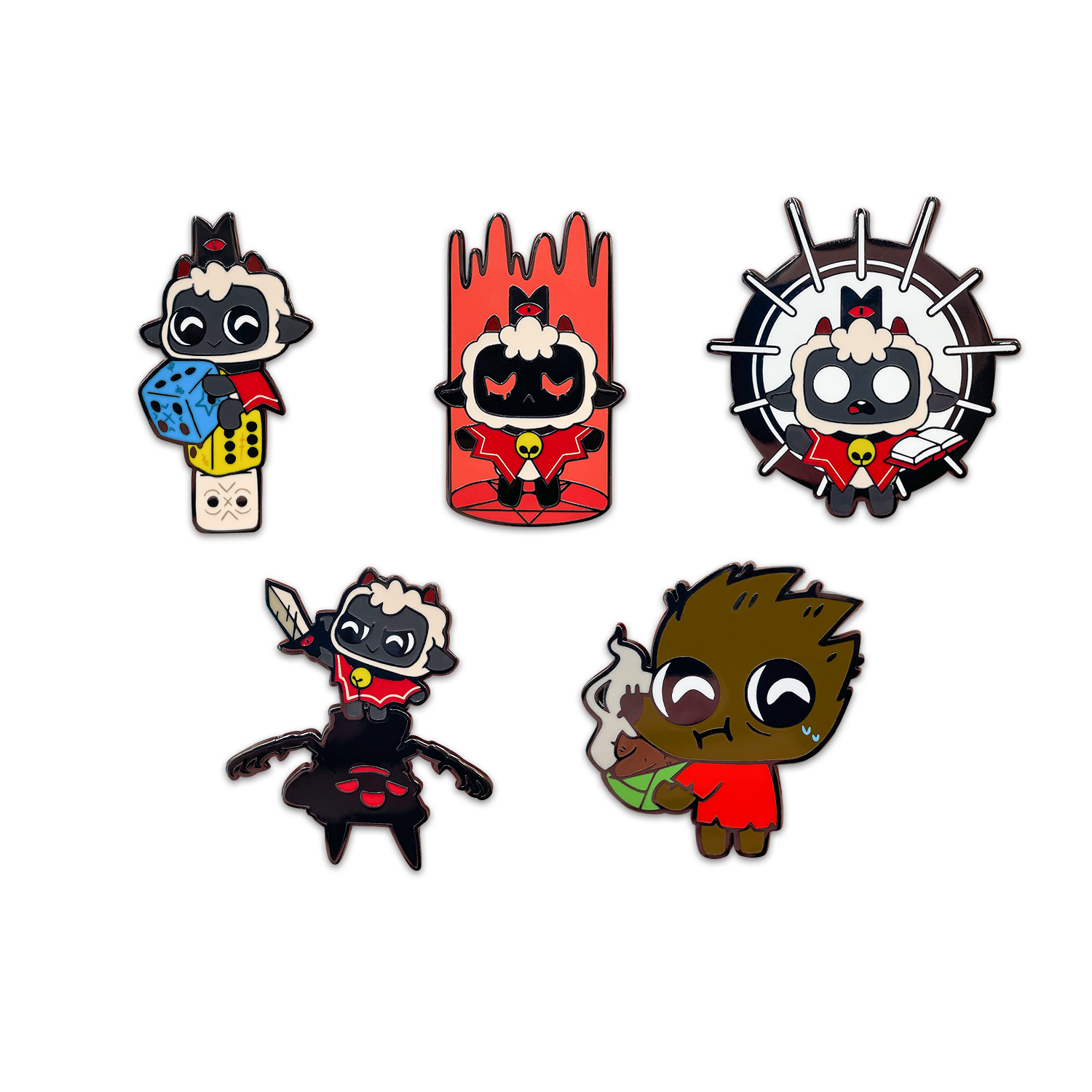 Cult of the Lamb Pin Set
