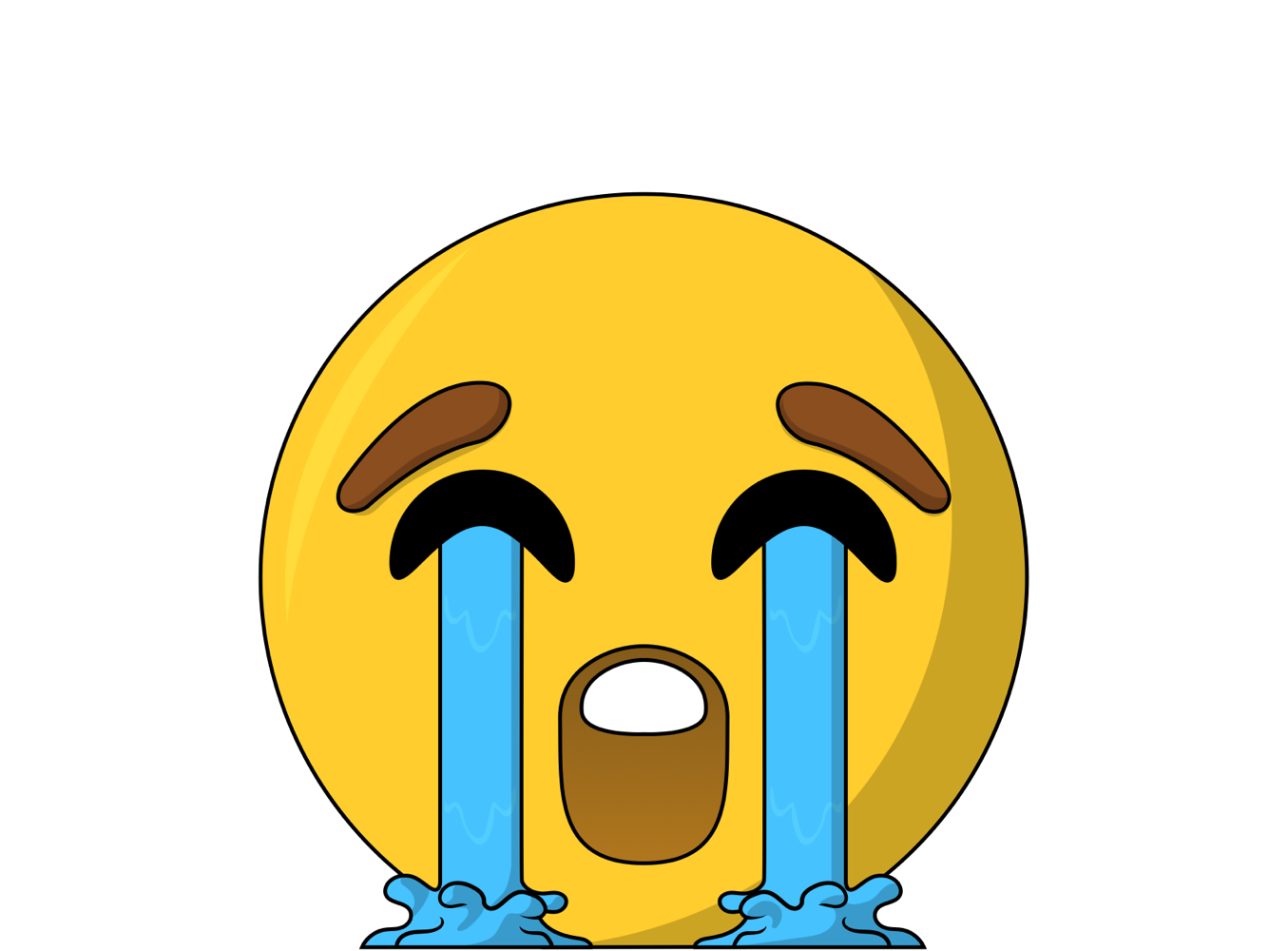 Weinendes Emoji