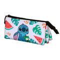 trousse triple lilo stitch stitch avec grenouille karactermania