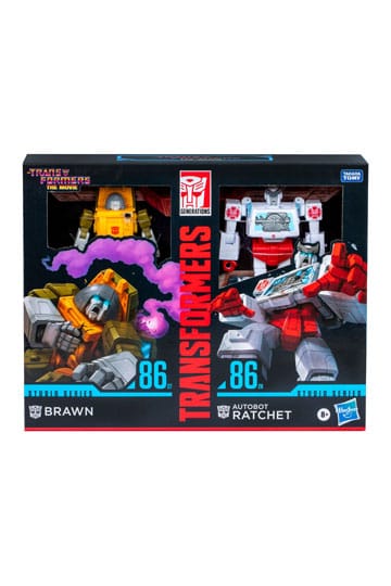 Pack de 2 Figurines The Transformers - Brawn & Autobot Ratchet