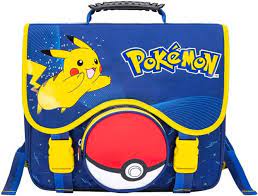 POKEMON Pikachu Sac à Dos 2 Comp. + 1 poche '40x41x16cm'